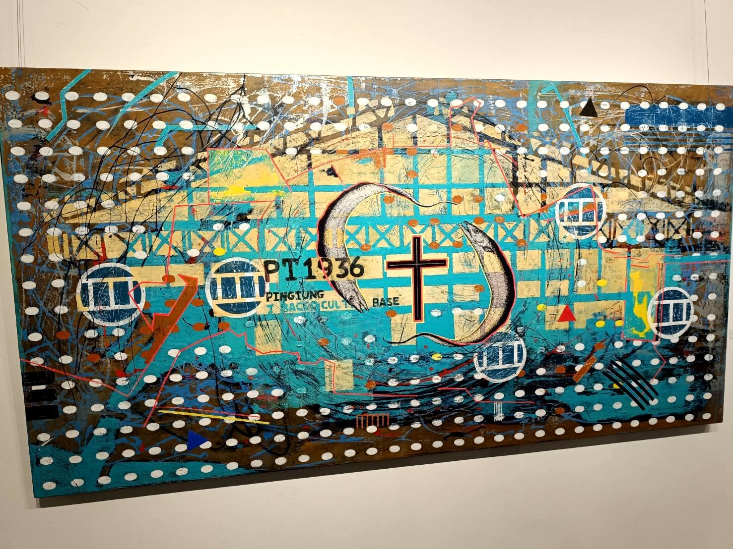洪明爵人類世之下多元共生個展 呈現海洋 家鄉濃濃情感圖片
