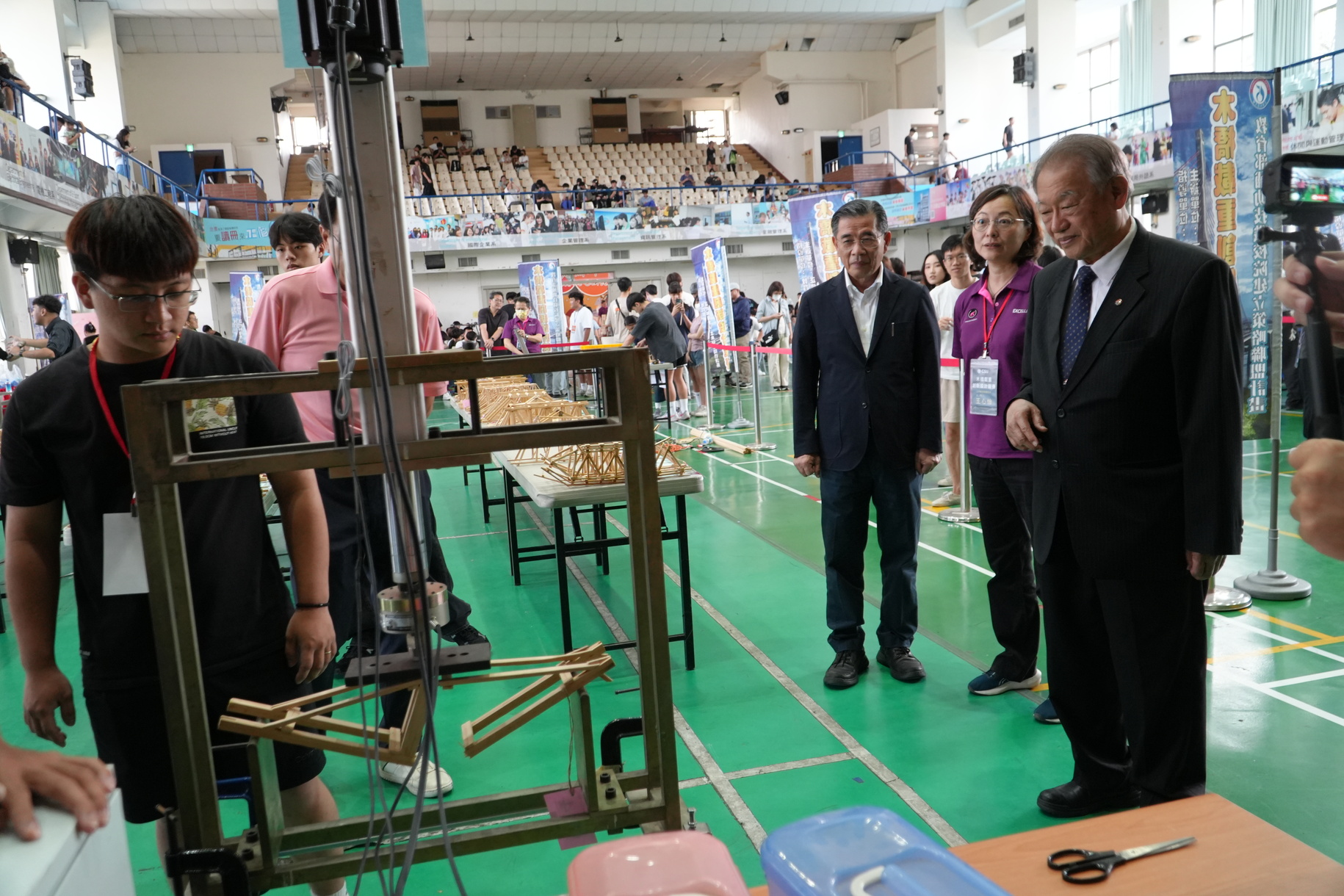 木橋載重創新設計競賽盛大登場 27校近800師生齊聚正修較勁圖片