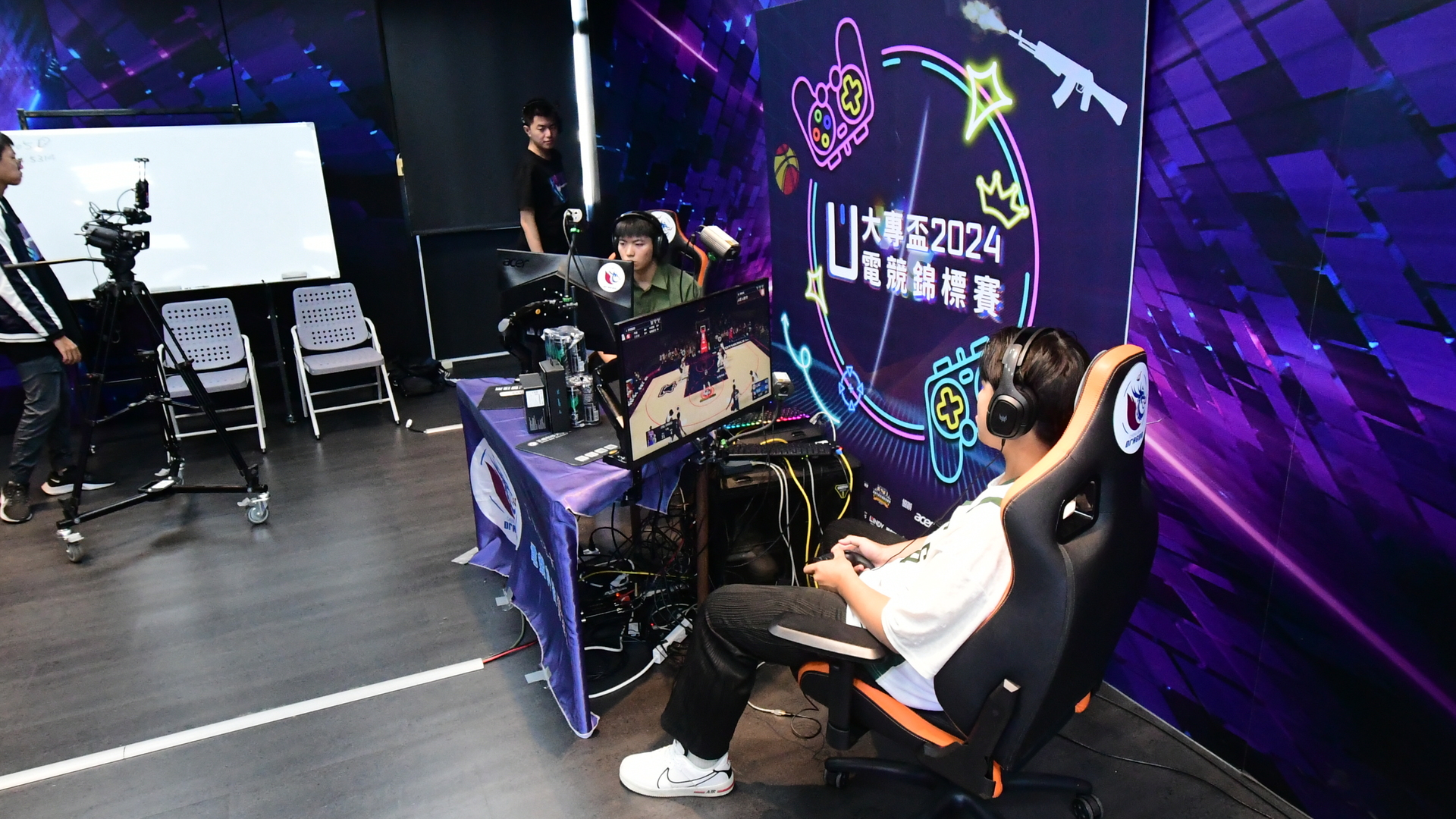 大專盃電競錦標賽NBA2K24激戰 虎尾科大連兩勝奪冠圖片