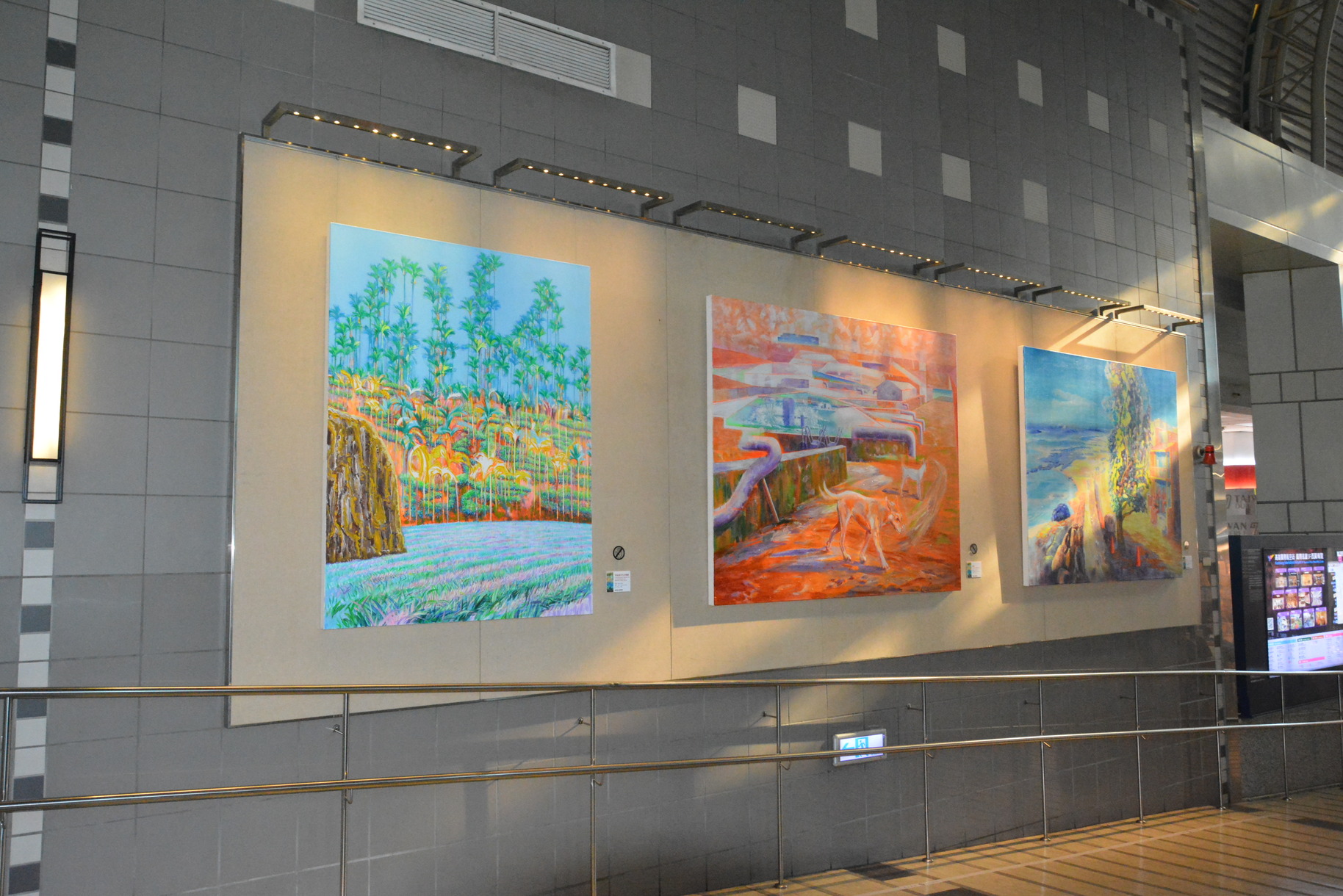 張新丕、曾琬婷描繪南方風景 22組作品邀旅客感受土地詩篇圖片