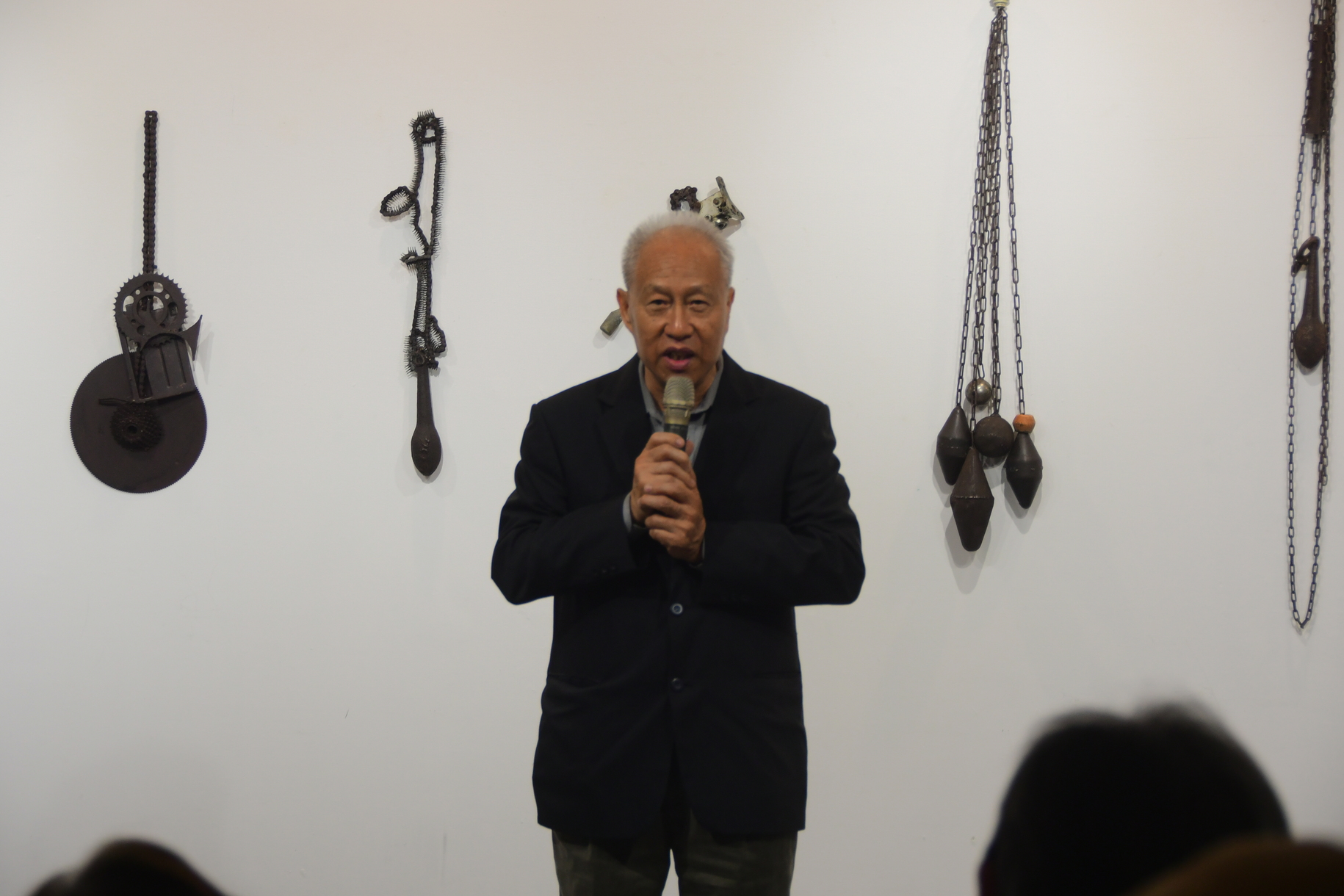齒輪就是我的臉-洪龍木個展 齒輪鐵器創作獨樹一格圖片