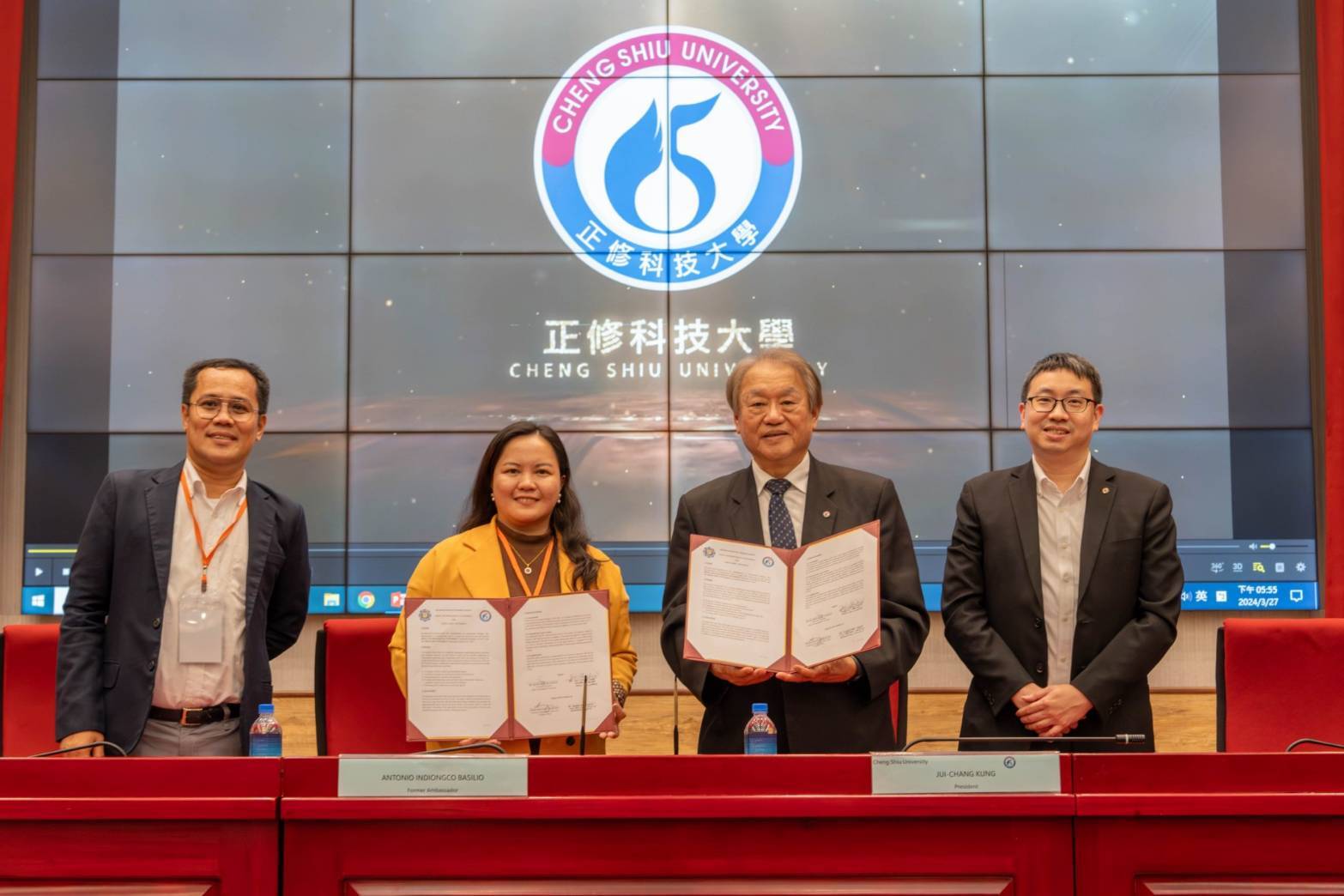Cheng Shiu University, and Minghsin University of Science and Technology collaborate for bilateral exchanges between Taiwan and the Philippines.Image