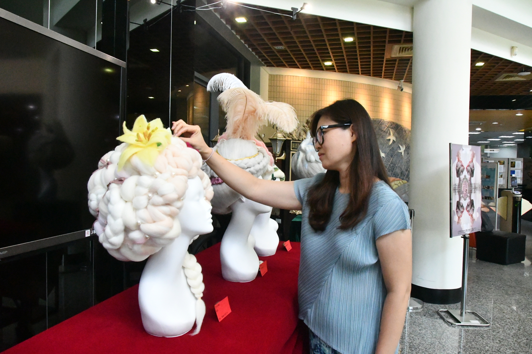正修羊毛氈藝術創作展 簡湘紜洛可可風永續之美圖片