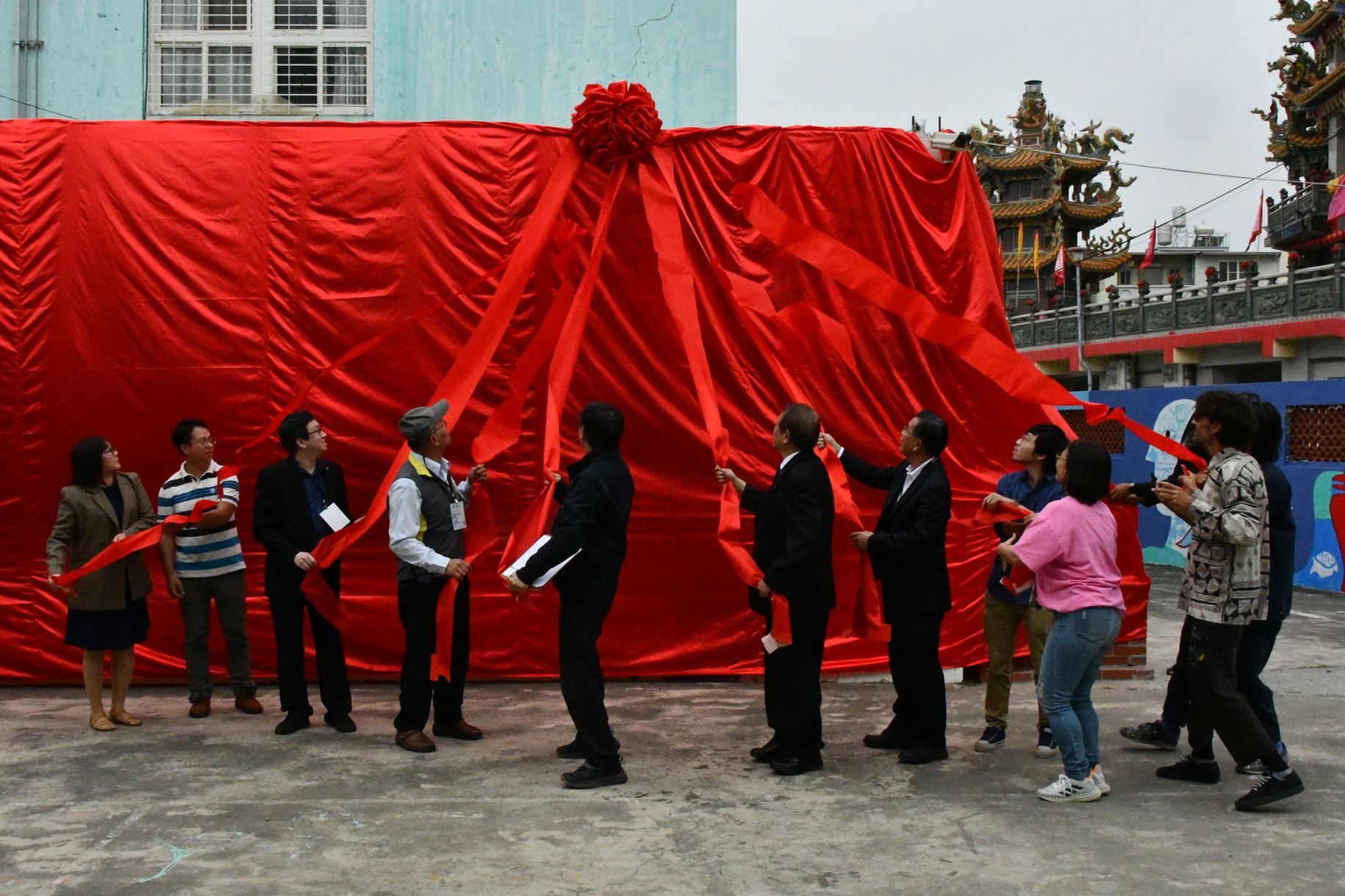Cheng Shiu USR Inherits the Culinary Culture of the Qijin Fishing Village / Artists and Schoolchildren Paint the Fish Sauce Base TogetherImage