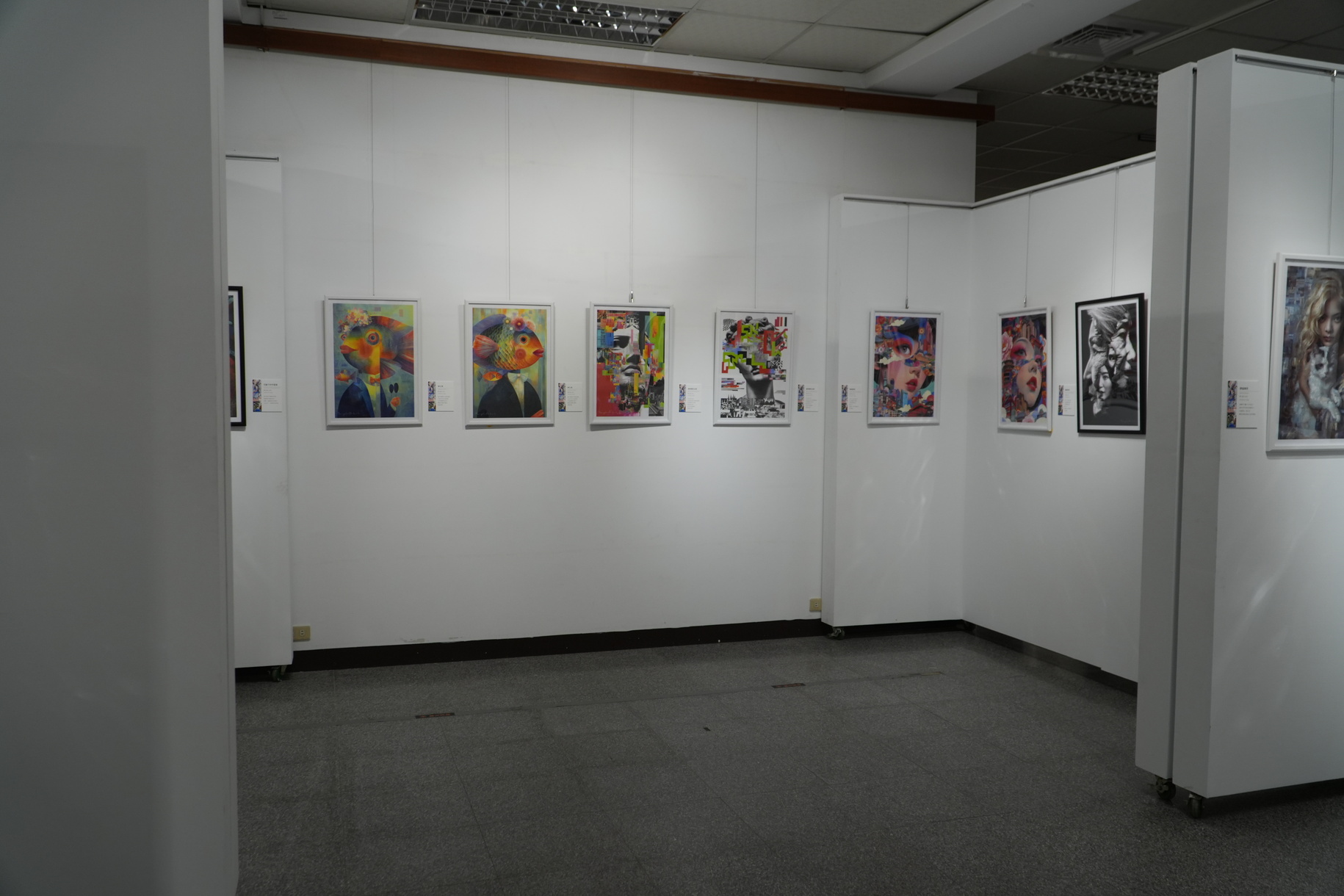 正修科藝處開學首展《像素的覺醒》登場 蔡頌德展逾百件AI視覺創作探索無限可能圖片