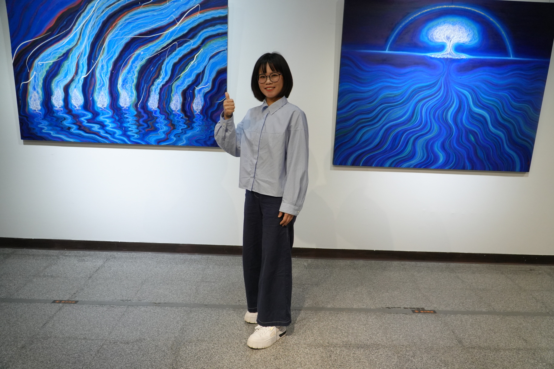 正修開學首展「樹河」胡采炘個展登場  45件作品呈現覺知與療癒的藝術旅程圖片