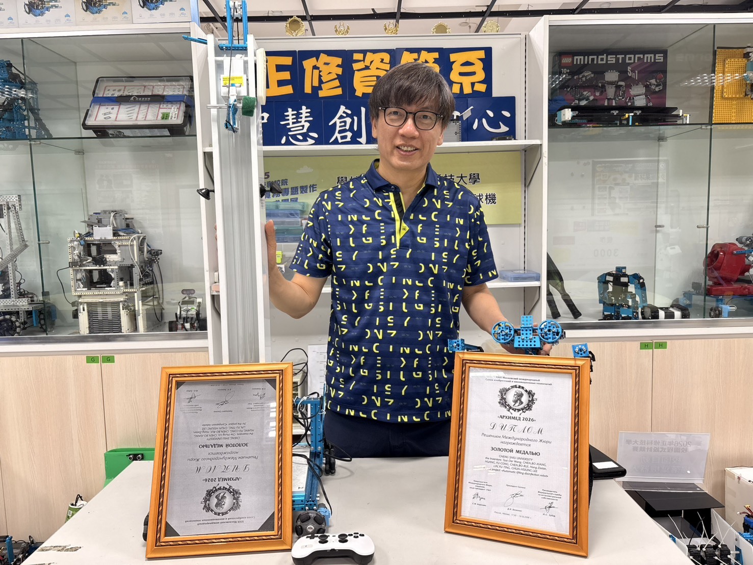 Cheng Shiu University Research Achievements Shine on the International Stage with 3 Gold Medals, 2 Silver Medals, and 2 Special Awards at the Archimedes International Invention ExhibitionImage